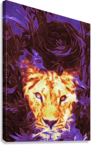 lioness musician Canvas Print