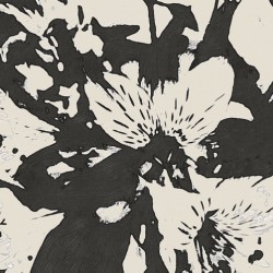 black floral matte
