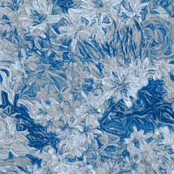 blue floral