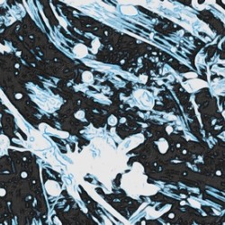 blue splatter