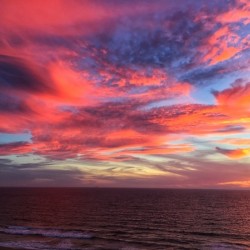 red sunset