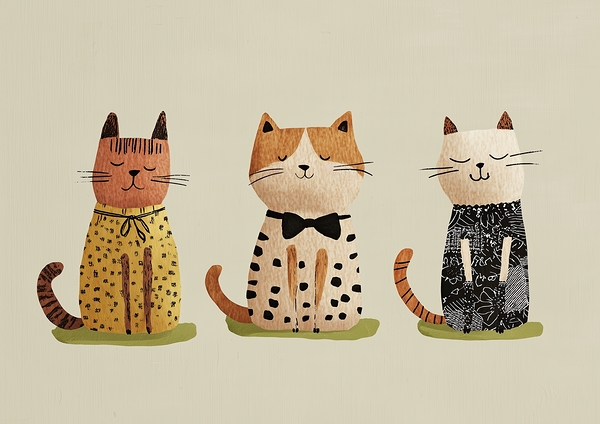 Cats Print