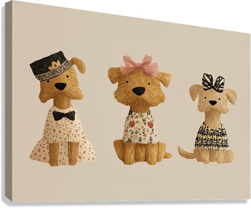 Dogs Canvas Print