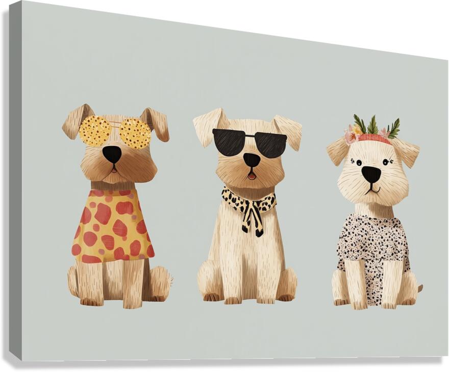 Dogs Canvas Print