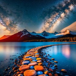 Celestial Serenity: Pathway to the Stars