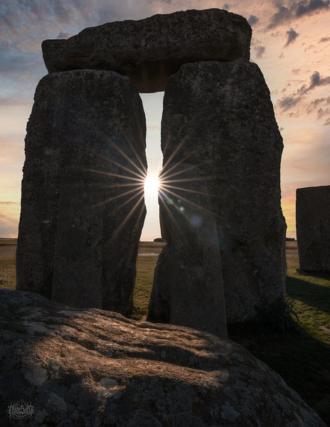 A Stone Henge Sunsent by Nate Solo