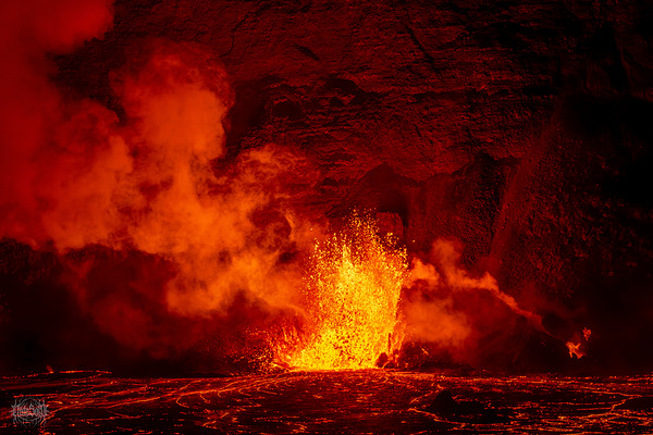 Kilauea Pele Fountain  3 by Nate Solo