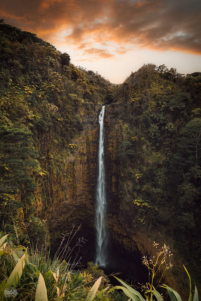 Akaka Falls Sunset by Nate Solo