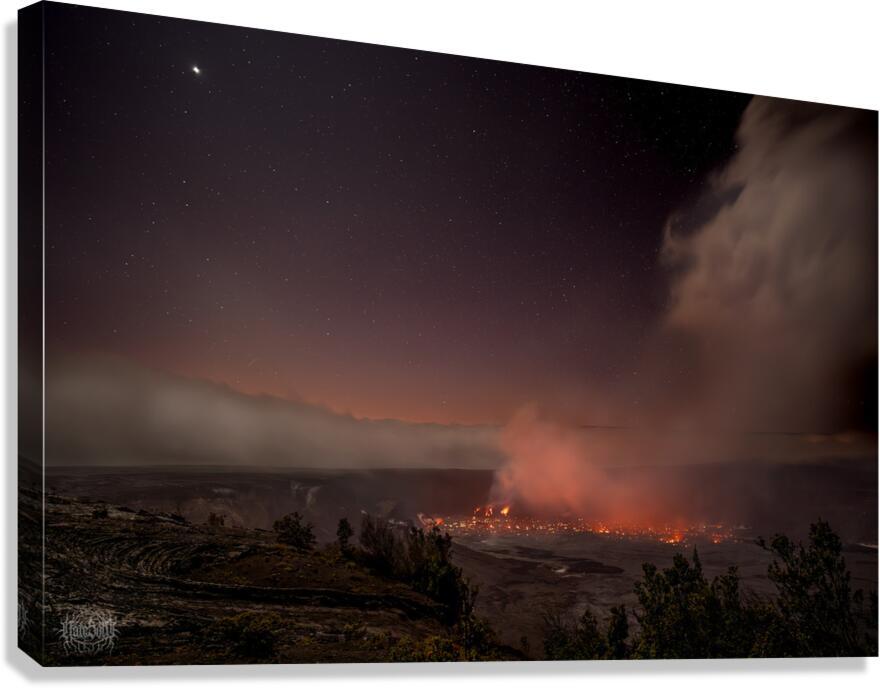 Simmering Pele Canvas Print