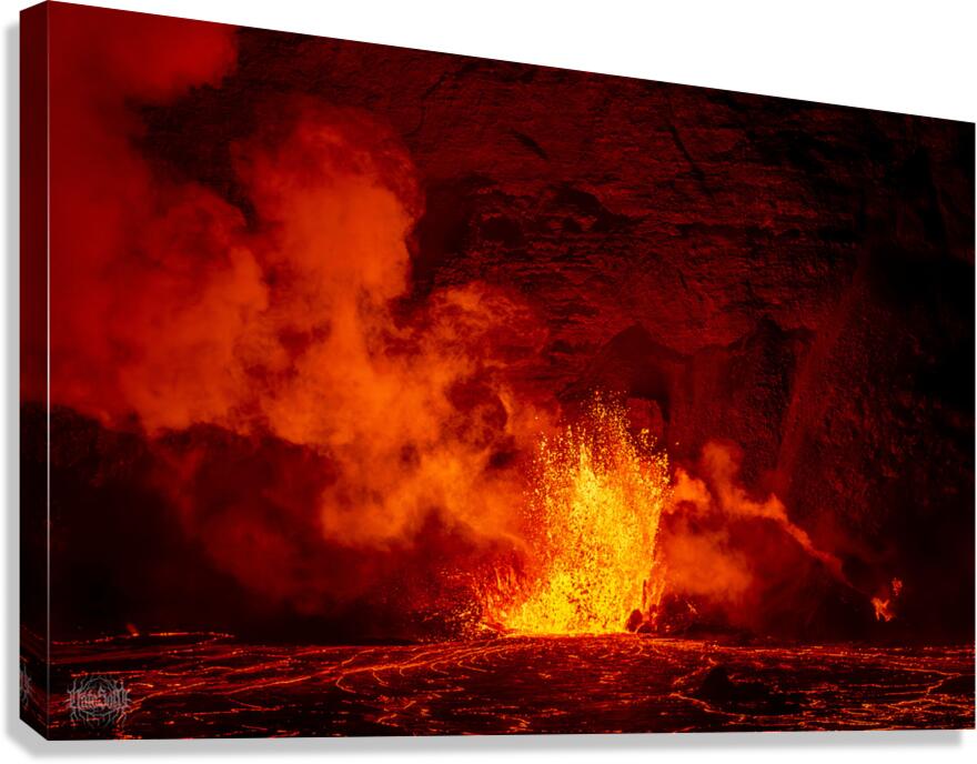 Kilauea Pele Fountain  3 Canvas Print