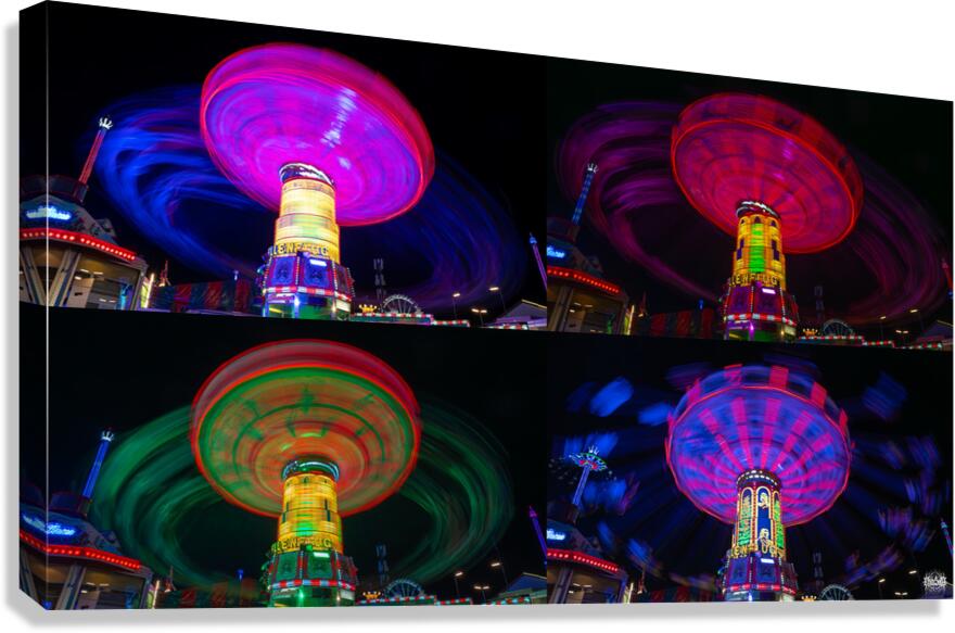 You Spin Me Right Round Canvas Print