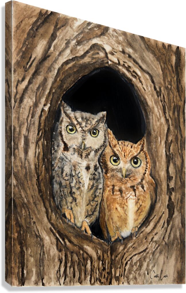 Evening Duet Canvas Print