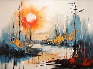  Tranquil Sunset Over the River