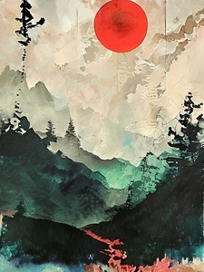 Majestic Mountain Sunrise