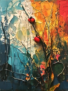 Burst of Color: Close-Up of a Vibrant Flower