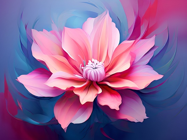 Serenity in Bloom Print