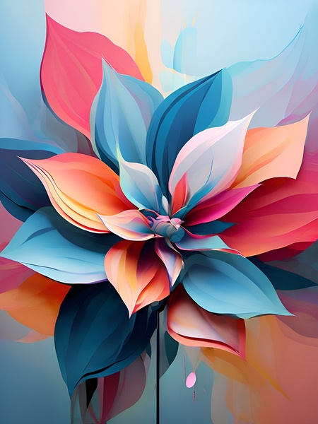Vibrant Bloom Print