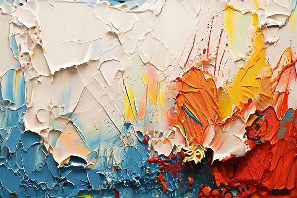  Vivid Acrylic Explosion Print