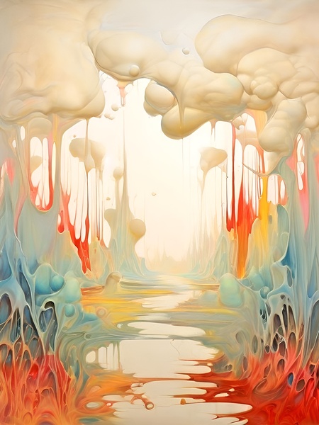 Chromatic Dreamscape Print