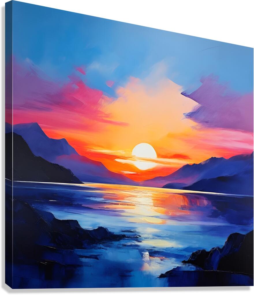 Tranquil Sunset Canvas Print