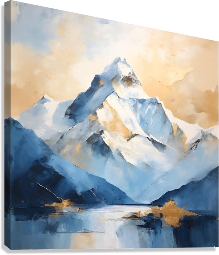Mountain Reflection Canvas Print