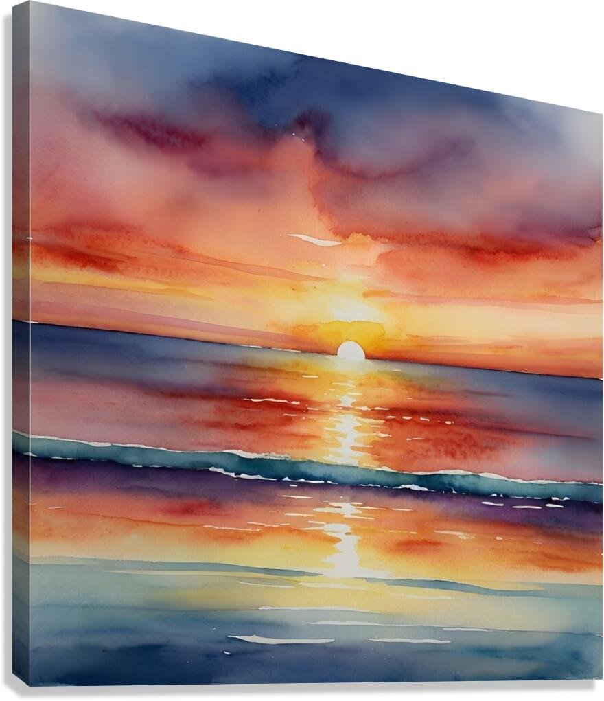 Serene Sunset Canvas Print