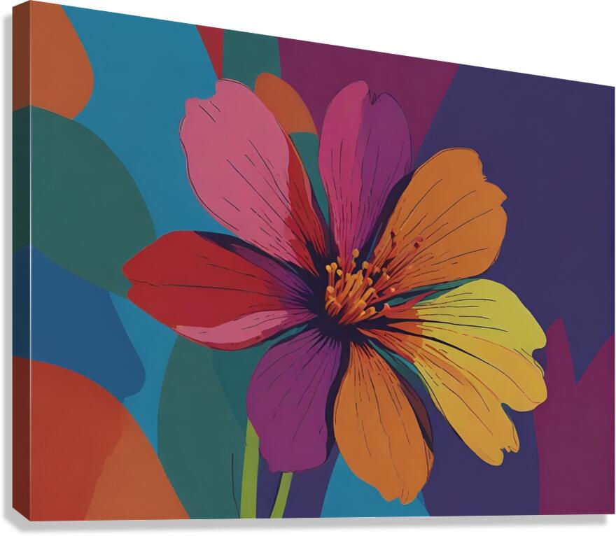 Vibrant Bloom Canvas Print