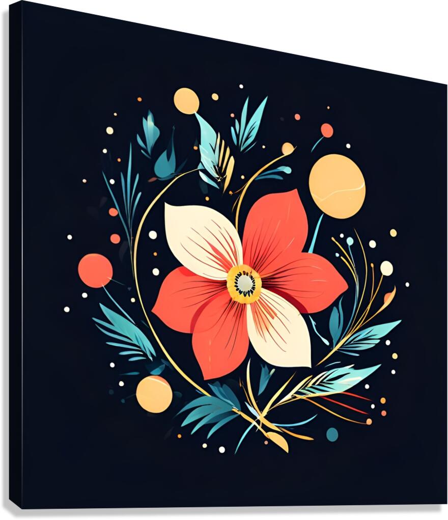 Blooming Elegance Canvas Print