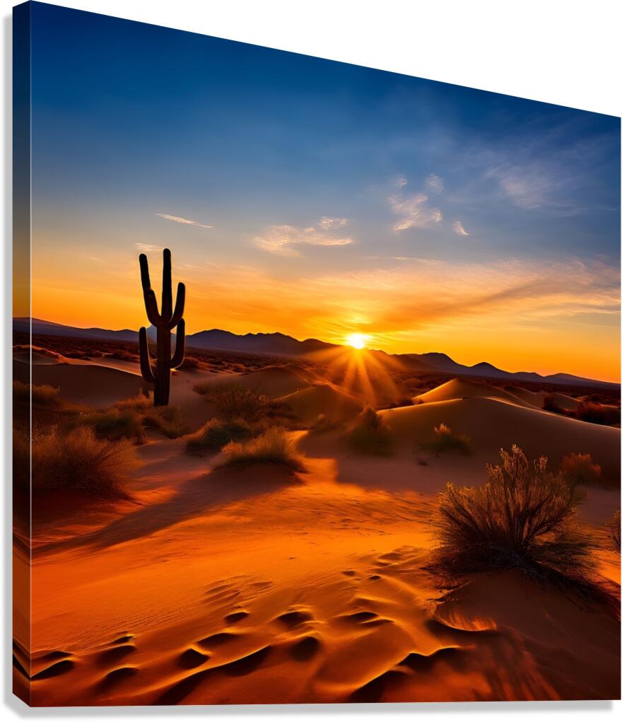 Desert Dreamscape Canvas Print