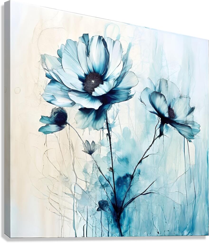 Azure Elegance Canvas Print
