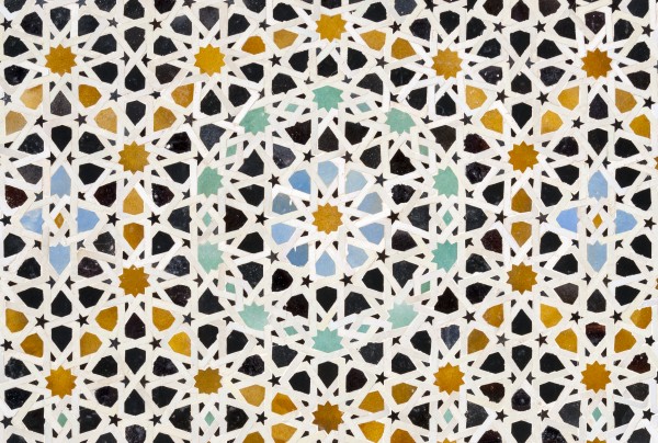 Mosaic Detail Fez Morocco by Petr Svarc