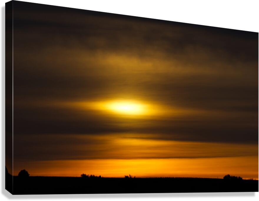 Orange sky Canvas Print