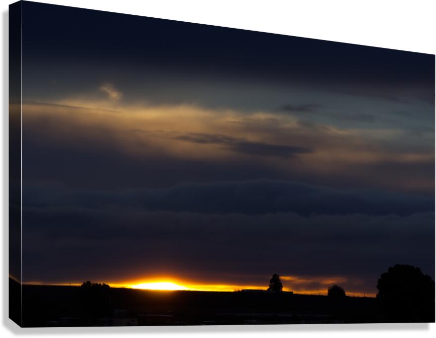 Cloudy sky 01 Canvas Print