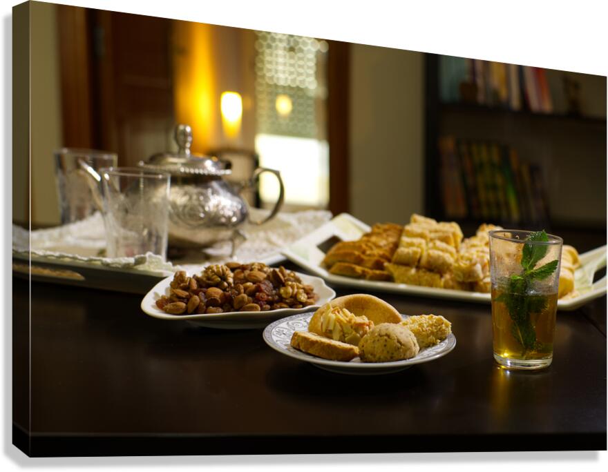 Moroccan tea 02 Canvas Print