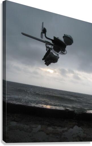 Flying robot 2. Canvas Print