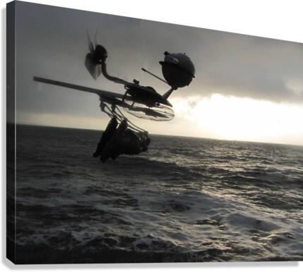 Flying robot 4. Canvas Print