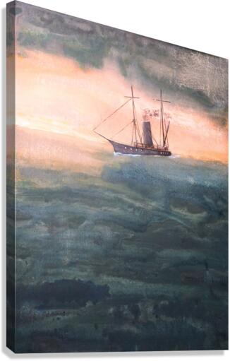 Old steamer.. Canvas Print