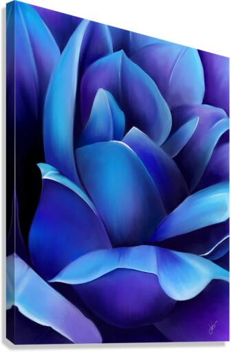 Blue Rose Canvas Print