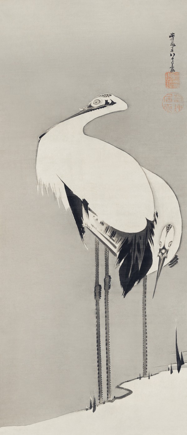 Two Cranes Print