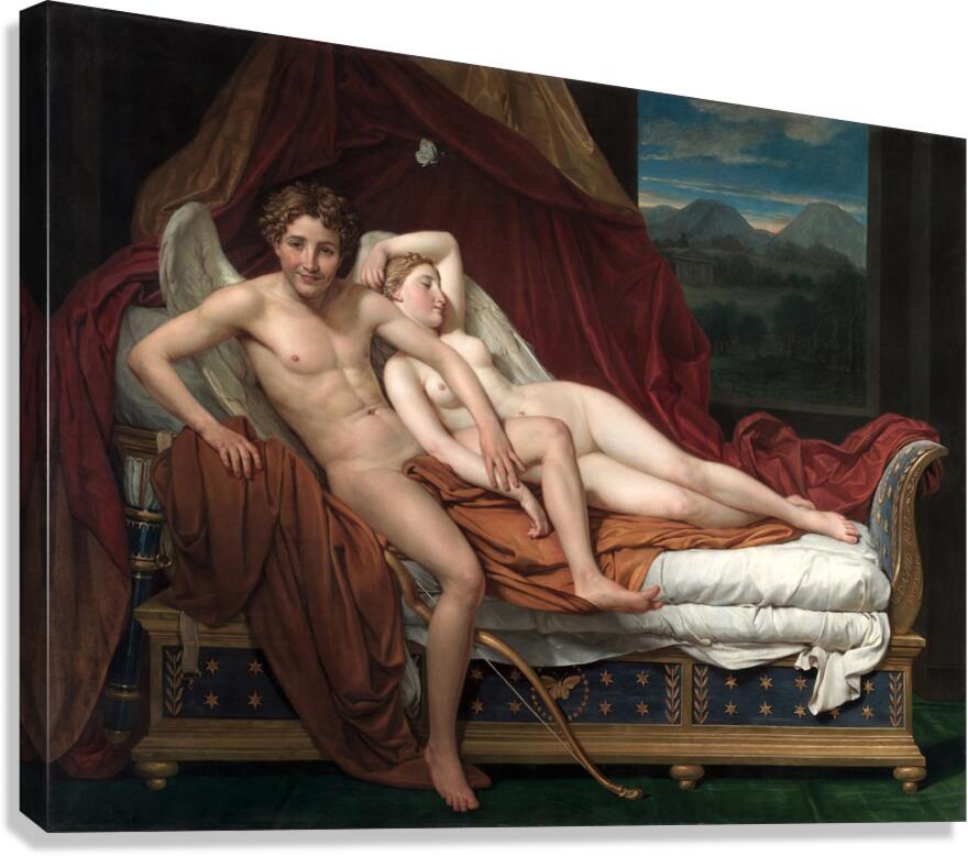 Cupid and Psyche Canvas Print