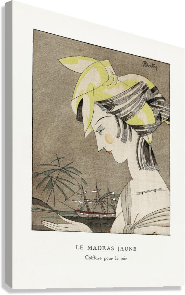 Le madras jaune Canvas Print