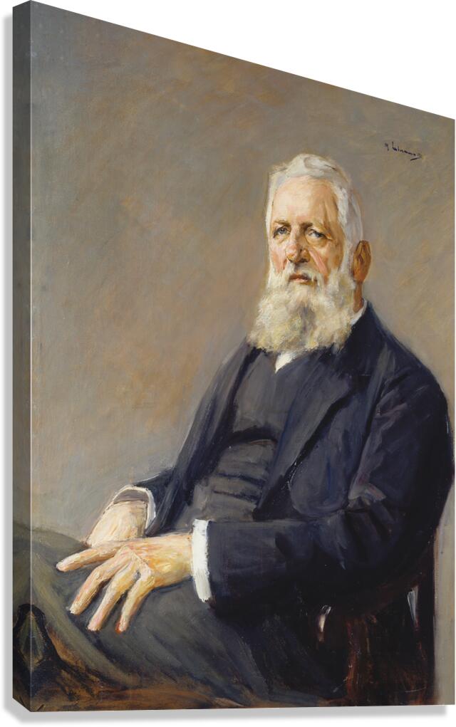 Franz Adickes Canvas Print