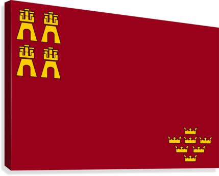 murcia spain flag Canvas Print