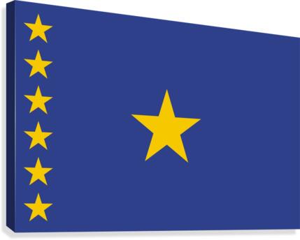 Kinshasa flag Canvas Print