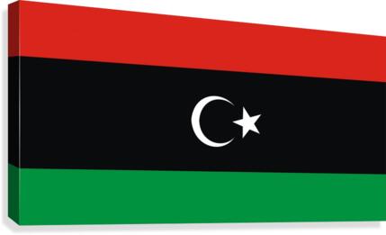 libya new flag Canvas Print