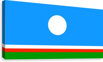 Sakha flag Canvas Print