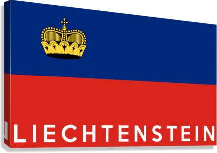 Liechtenstein name Canvas Print