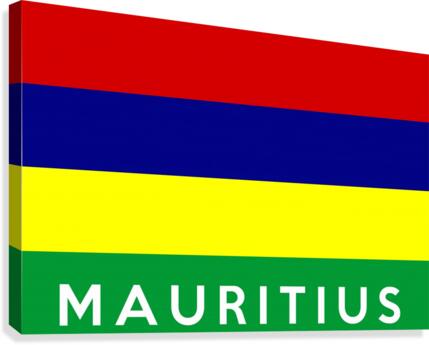 Mauritius name Canvas Print