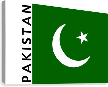 Pakistan name Canvas Print