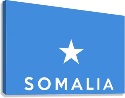 Somalia name Canvas Print